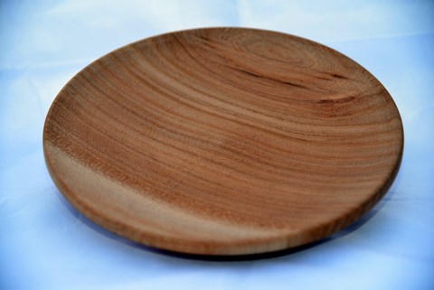 Assiettes à raclettes en bois, diam. 250mm en ormeaux
