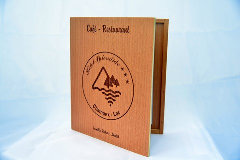cartes de menus A5 Cartes de menus en bois personnalisable A5